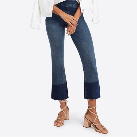 SPANX Denim - SPANX Cropped Flare Denim Jeans S